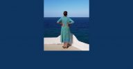 Vr. 10 mei 20.30 uur ‘Blissfully embodying Being’. Introductieavond Samos retreat Marievonne kijkt uit over zee bewerkt 2
